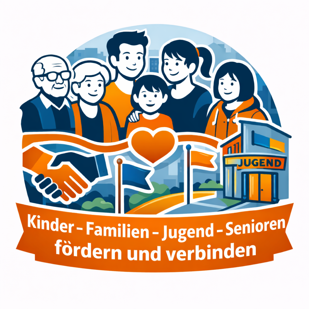 Präsentationsbild zu Kinder • Familien •Jugend • Senioren